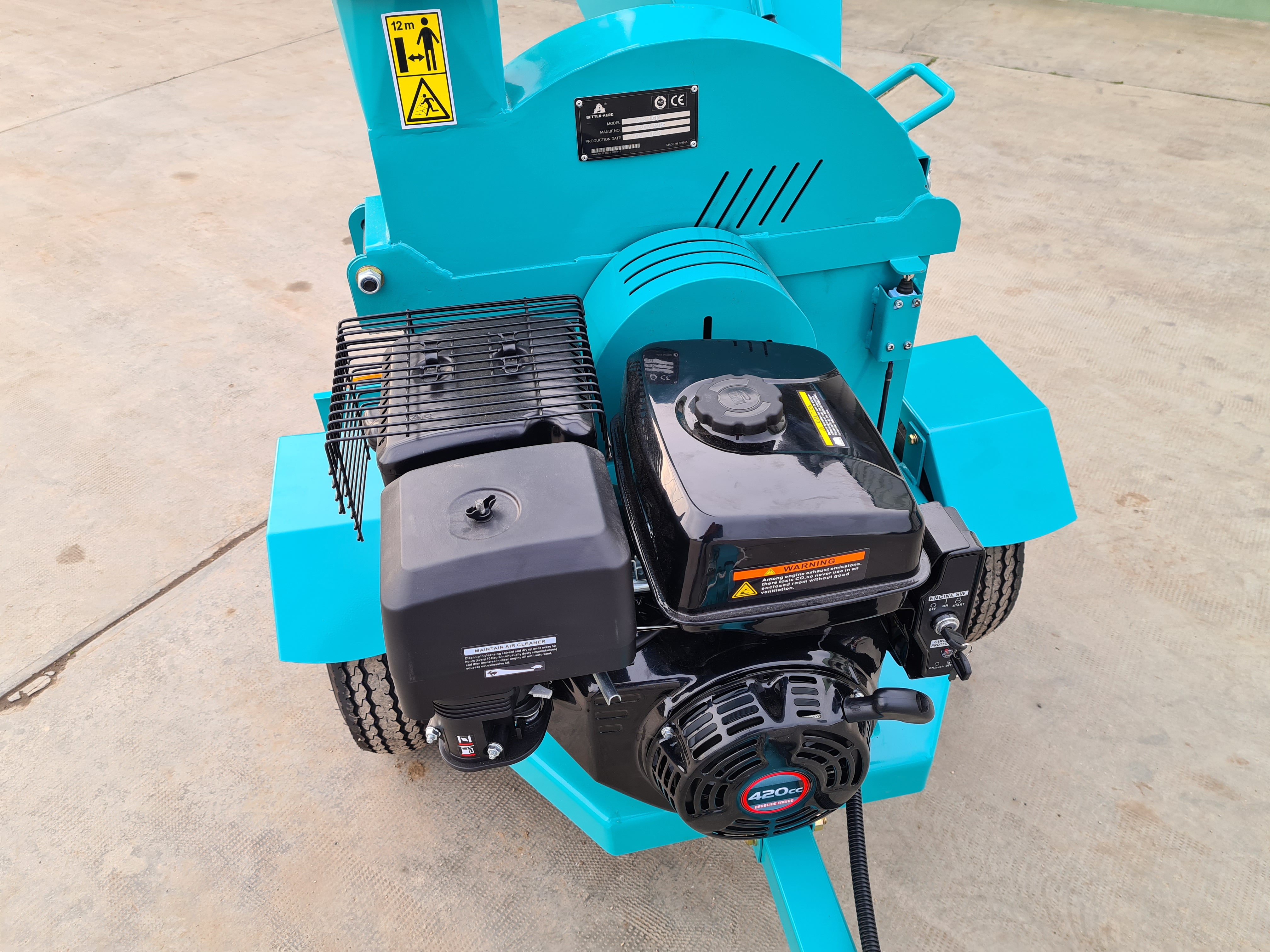 BX420 Benzin Motoros Ágdaráló kép 6